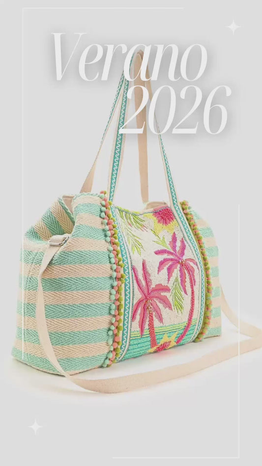 Unique tote. Hand made